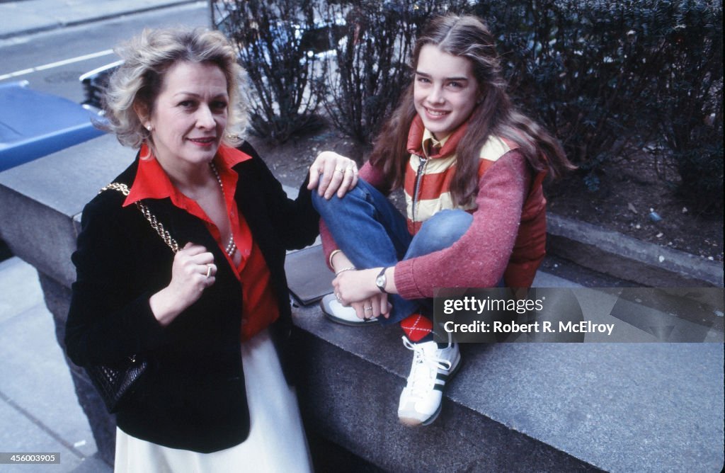 Portrait Of Teri & Brooke Shields