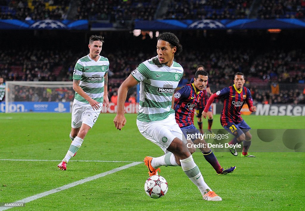 FC Barcelona v Celtic - UEFA Champions League