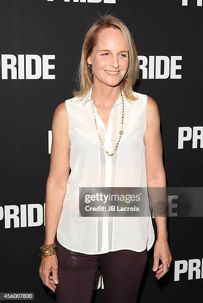 Helen Hunt attends the "Pride" Los Angeles special screening on September 23 in Beverly Hills, California.
