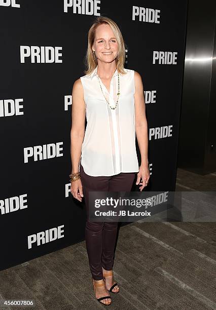Helen Hunt attends the "Pride" Los Angeles special screening on September 23 in Beverly Hills, California.