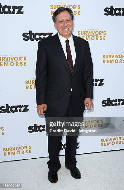 Executive producer Tom Werner attends the premiere of Starz "Survivor's Remorse" at the Wallis Annenberg Center for the Performing Arts on September...
