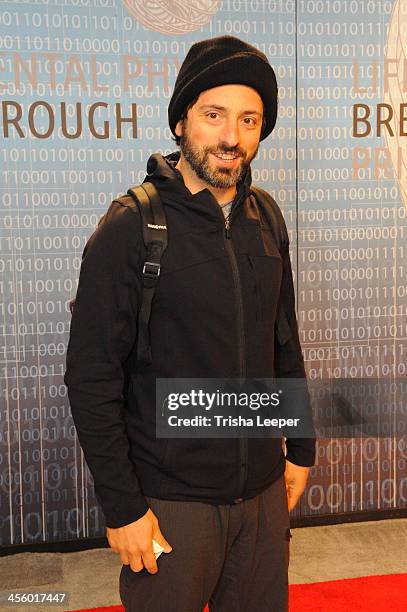 Sergey Brin attends the Breakthrough Prize Inaugural Ceremony at NASA Ames Research Center on December 12, 2013 in Mountain View, California.