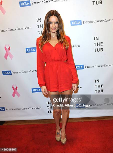 Actress Gina Holden attends TJ Scott's "In The Tub" Book Party Launch to benefit UCLA's Jonsson Cancer Center for Breast Research hosted by Katrina...