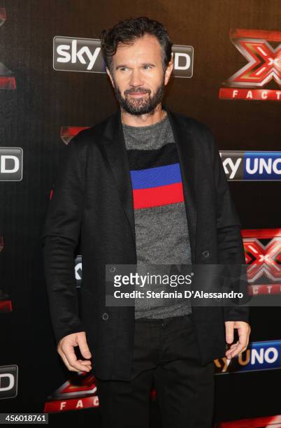 Carlo Cracco attends "X Factor 2013 - The Final" Red Carpet on December 12, 2013 in Milan, Italy.