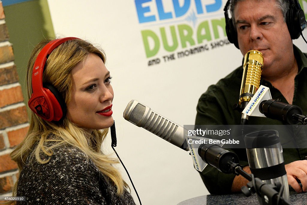 Hillary Duff Visits "The Elvis Duran Z100 Morning Show"