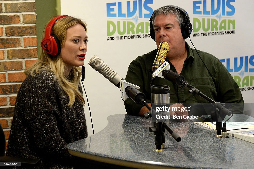 Hillary Duff Visits "The Elvis Duran Z100 Morning Show"