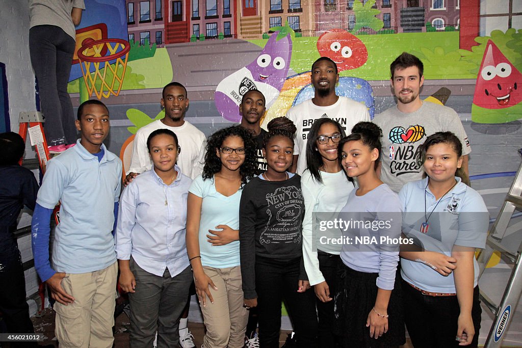 NBA Day of Service-Brooklyn Nets