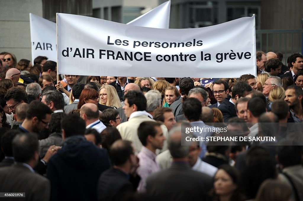 FRANCE-AVIATION-TRANSPORT-STRIKE-AIRFRANCE