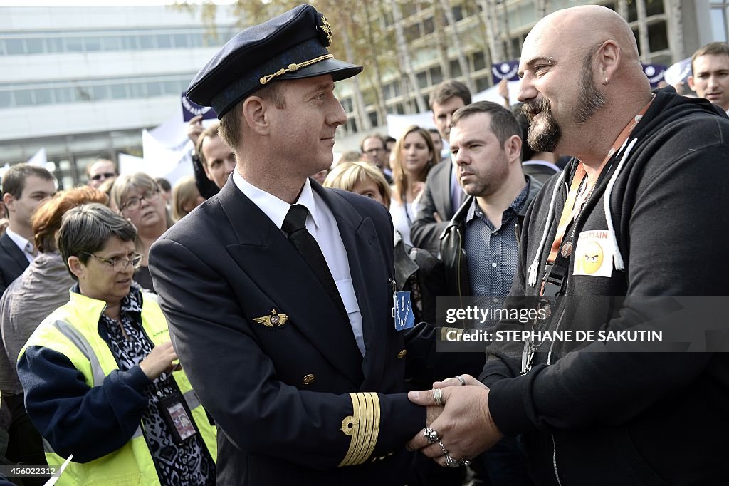 FRANCE-AVIATION-TRANSPORT-STRIKE-AIRFRANCE