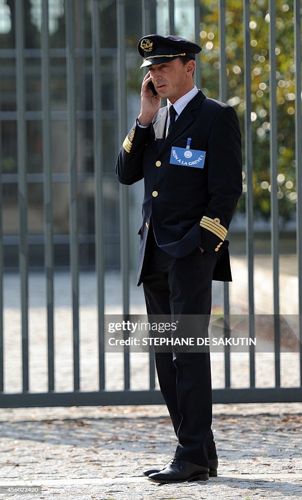 FRANCE-AVIATION-TRANSPORT-STRIKE-AIRFRANCE