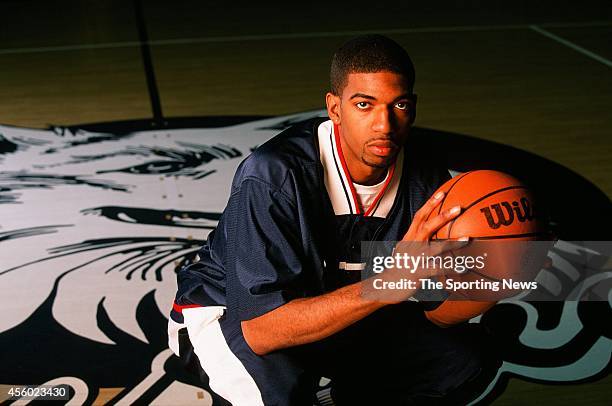 Richard Hamilton of the Connecticut Huskies poses for a photo on April 27, 1997.
