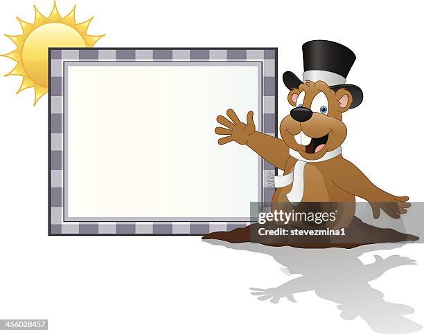 groundhog day - groundhog stock illustrations