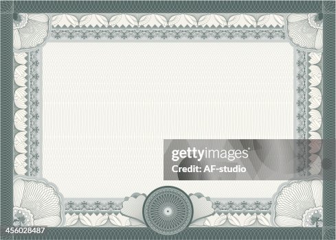 Certificate - blank template Certificate - blank template