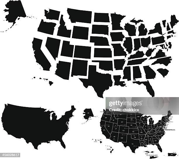 ilustraciones, imágenes clip art, dibujos animados e iconos de stock de mapa de estado de estados unidos con capitales y sus territorios en negro - mariana islands