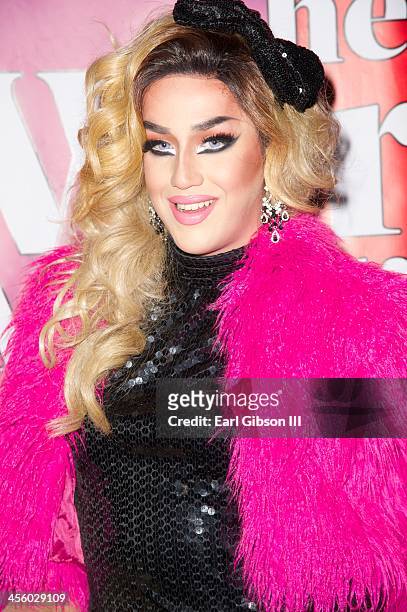 Adore Delano attends the World Of Wonder's 1st Annual WOWie Awards And Holiday Party at The Globe Theatre on December 12, 2013 in Universal City,...
