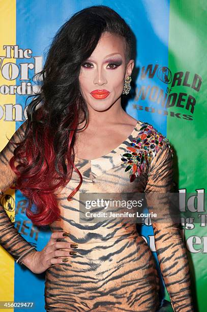 Drag queen Phi Phi O'hara attends the 2013 World of Wonder Holiday Party and 1st Annual WOWie Awards at The Globe Theatre on December 12, 2013 in...