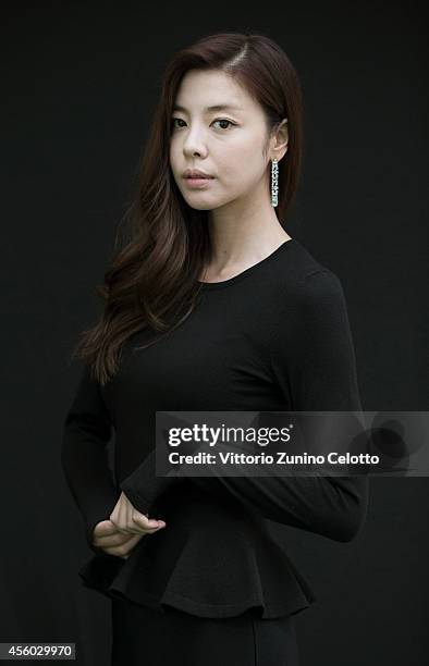 Actor Kim Gyu-ri is photographed on September 4, 2014 in Venice, Italy.