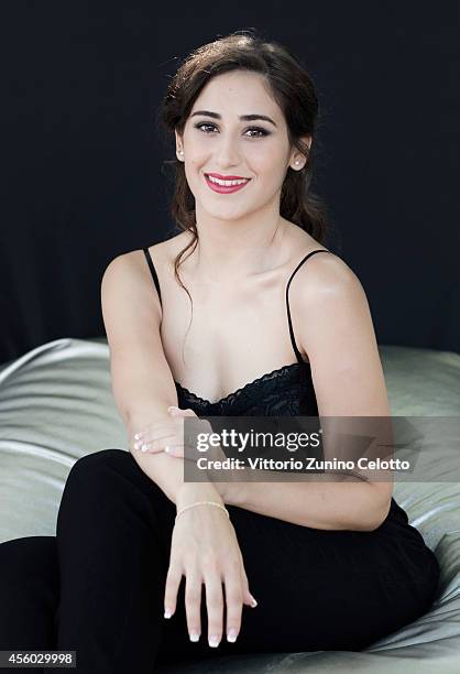 Actor Maria Zreik is photographed on August 31, 2014 in Venice, Italy.