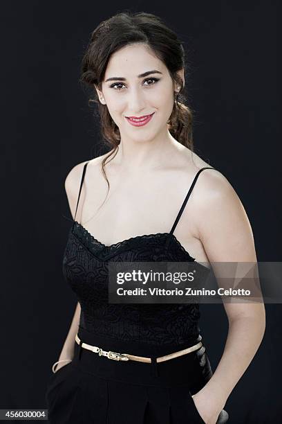 Actor Maria Zreik is photographed on August 31, 2014 in Venice, Italy.