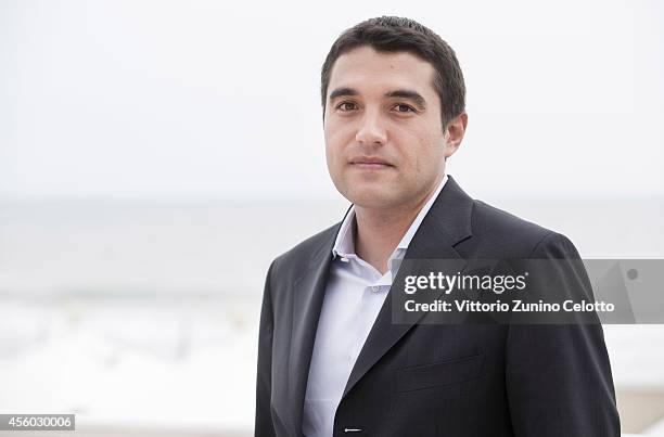 Film director Naji Abu Nowar is photographed on September 4, 2014 in Venice, Italy.