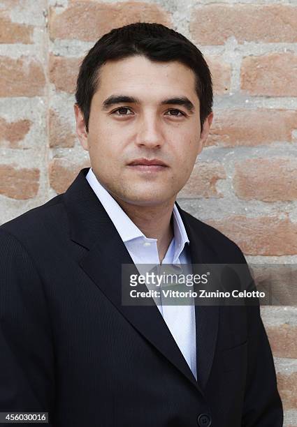 Film director Naji Abu Nowar is photographed on September 4, 2014 in Venice, Italy.