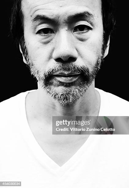 Film director Shinya Tsukamoto is photographed on September 2, 2014 in Venice, Italy.