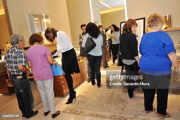 Guests attend David Yurman With Orlando Style Host An In-Store Event To Celebrate The "Enduring Style" Fall Campaign on September 23, 2014 in...