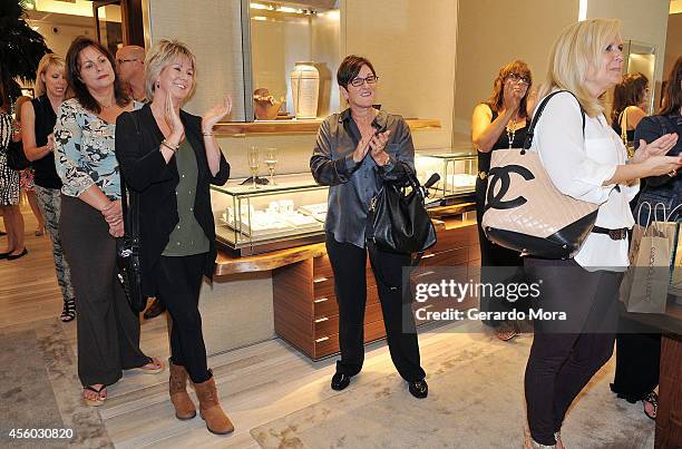 Guests attend David Yurman With Orlando Style Host An In-Store Event To Celebrate The "Enduring Style" Fall Campaign on September 23, 2014 in...