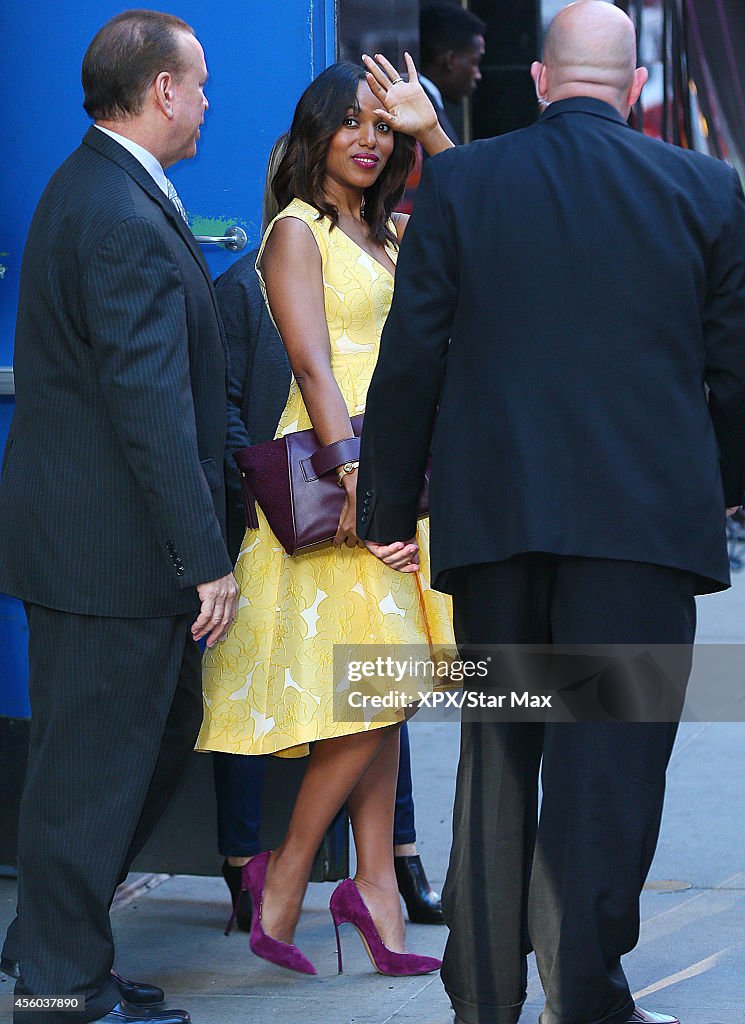 Celebrity Sightings in New York - September 23, 2014