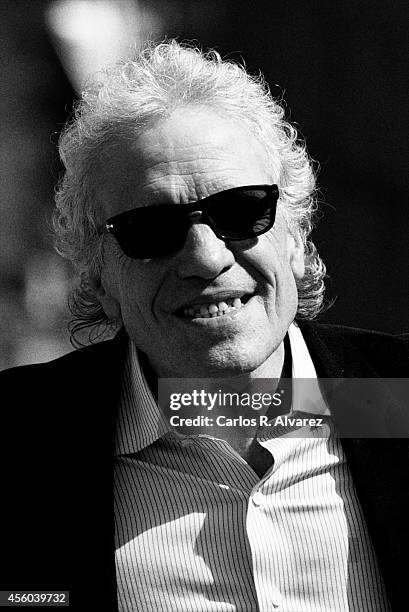 Director Abel Ferrara attends the "Pasolini" photocall at the Kursaal Palace during the 62nd San Sebastian International Film Festival on September...