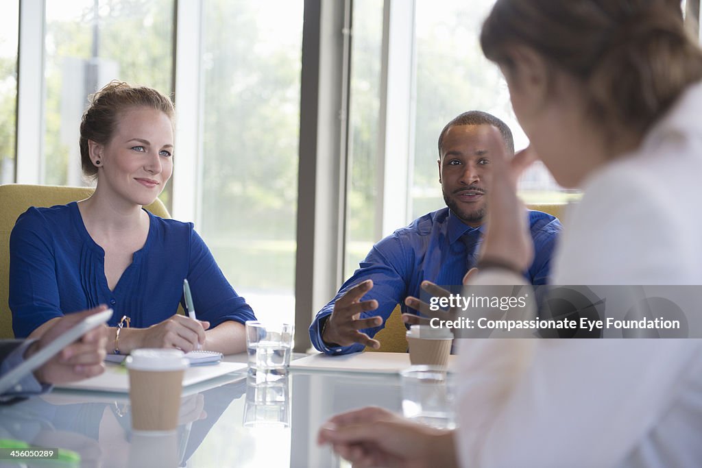 Business people having meeting in conference room