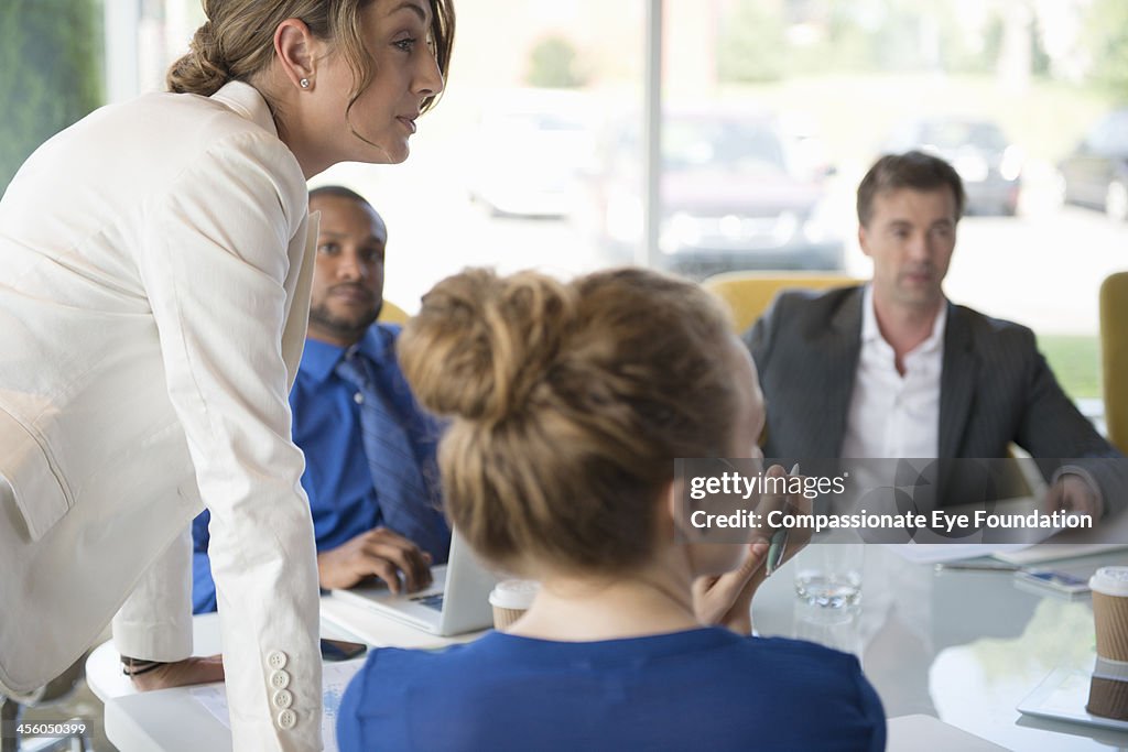 Business people having meeting in conference room