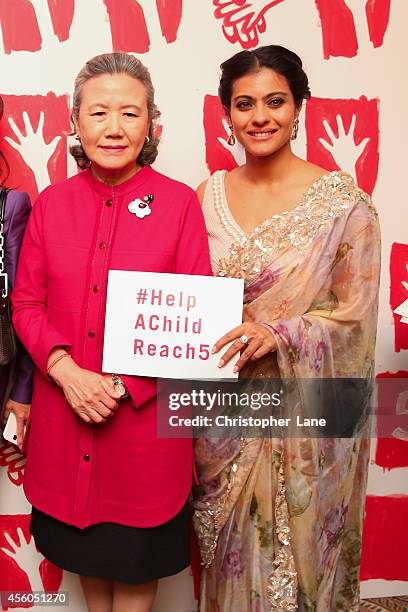 Mrs Ban Soon-taek pledged her support for Lifebuoys Help A Child Reach 5 campaign at Fashion 4 Developments 4th Annual First Ladies...