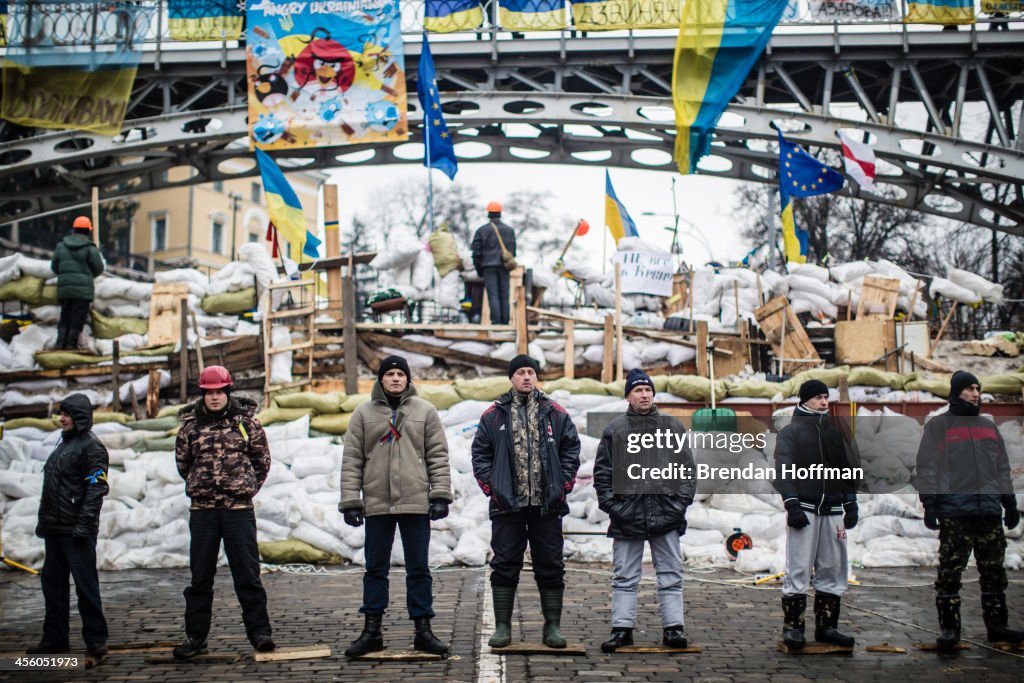 Ukraine Protests Continue As Financial Deal Hangs In The Balance