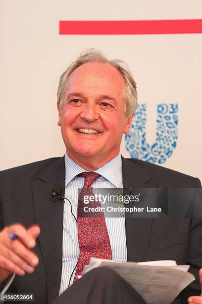 Unilever CEO Paul Polman discusses the role of the private sector in Scaling Up Hygiene Programmes for Newborn Survival at a roundtable dialogue...