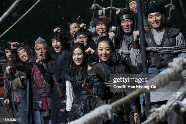 South Korean actress Son Ye-Jin is seen on location for "The Pirates" on December 12, 2013 in Namyangju, South Korea.