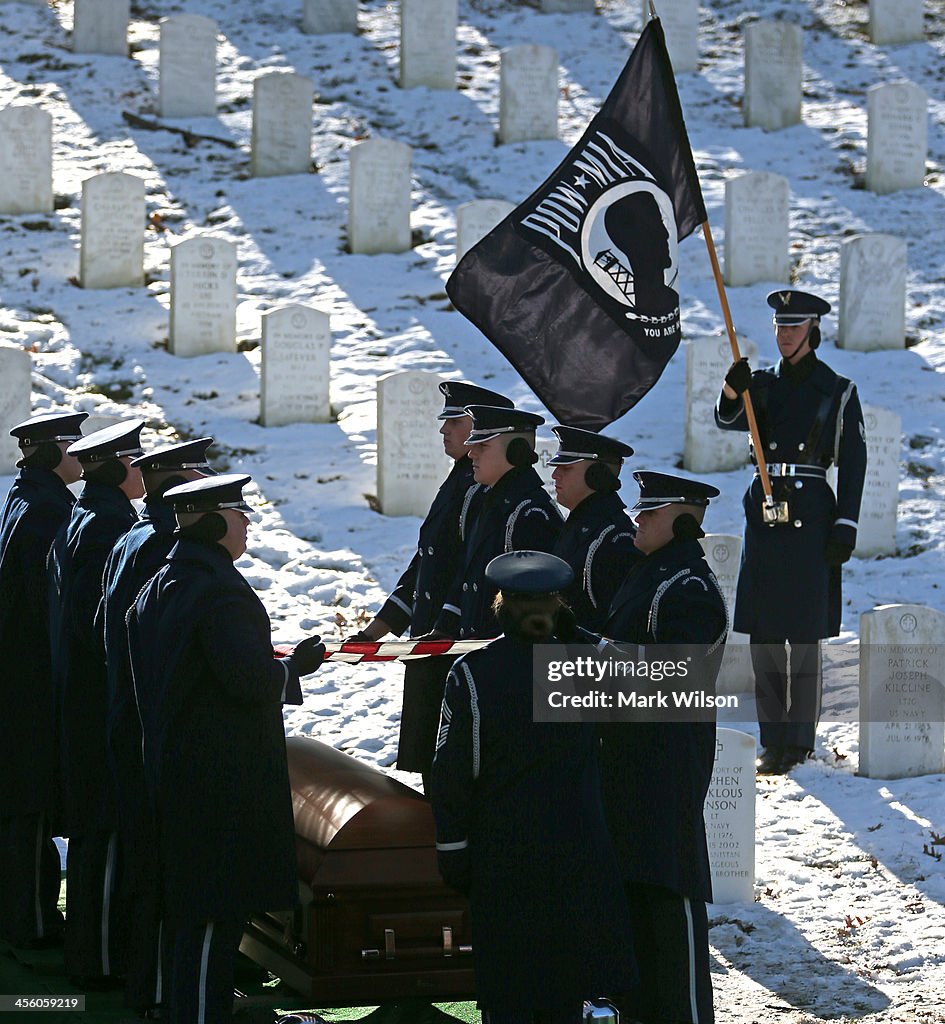 Burial Held For Vietnam War Airman At Arlington National Cemetery