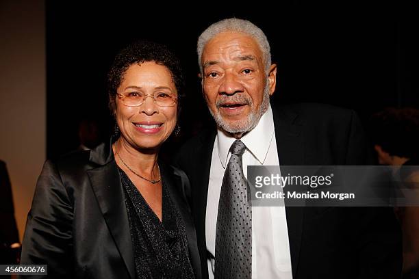 Marcia Johnson and Bill Withers attends The Congressional Black Caucus Spouses Event at The Newseum on September 24, 2014 in Washington, DC.