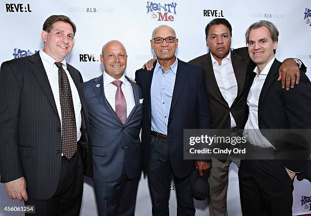 Henry & Me' producer Joseph Avallone, managing partner and founder of RLB Holdings and limited partner of the Yankees, Ray Bartoszek, former MLB...