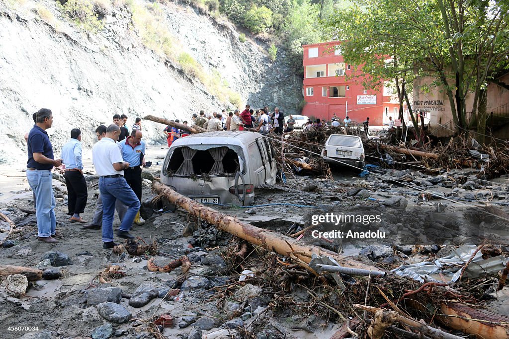 Heavy rain hits Hatay