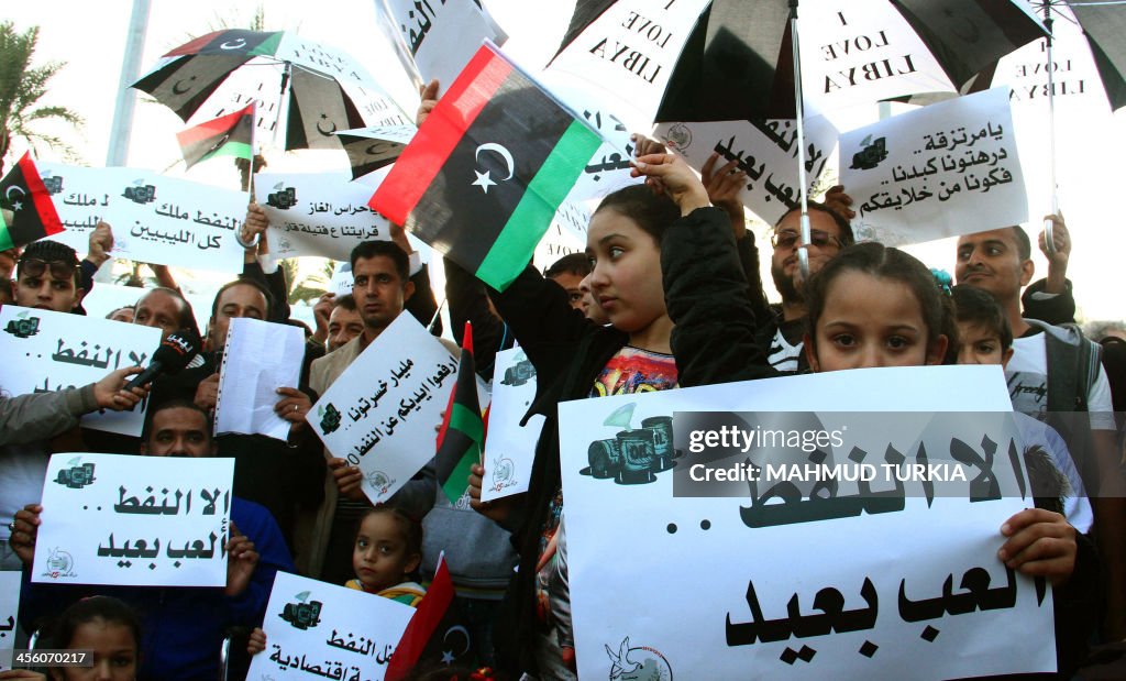 LIBYA-POLITICS-COMMODITIES-DEMO