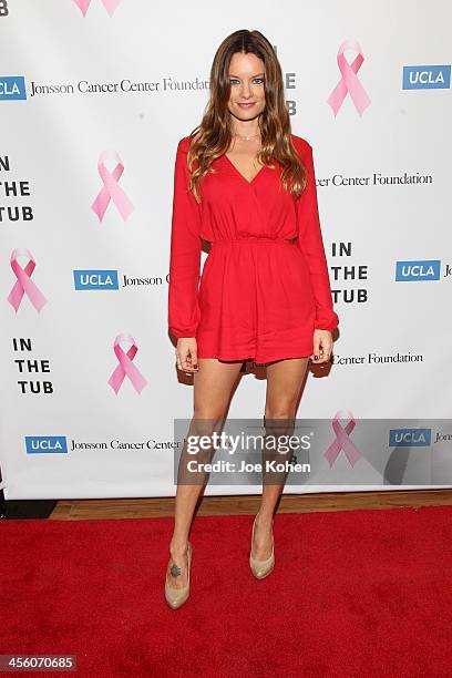 Actress Gina Holden attends TJ Scott's "In The Tub" book launch party at Light in Art on December 12, 2013 in Los Angeles, California.