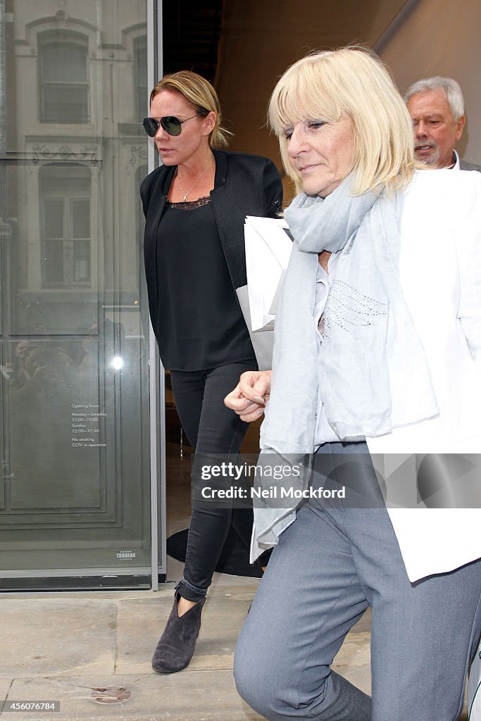 Sightings At The Launch Of Victoria Beckham's Store On Dover Street