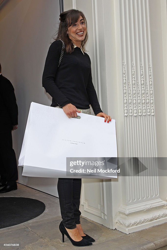 Sightings At The Launch Of Victoria Beckham's Store On Dover Street
