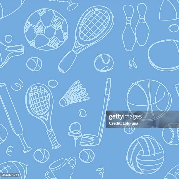 stockillustraties, clipart, cartoons en iconen met sports equipment background - squash racquet