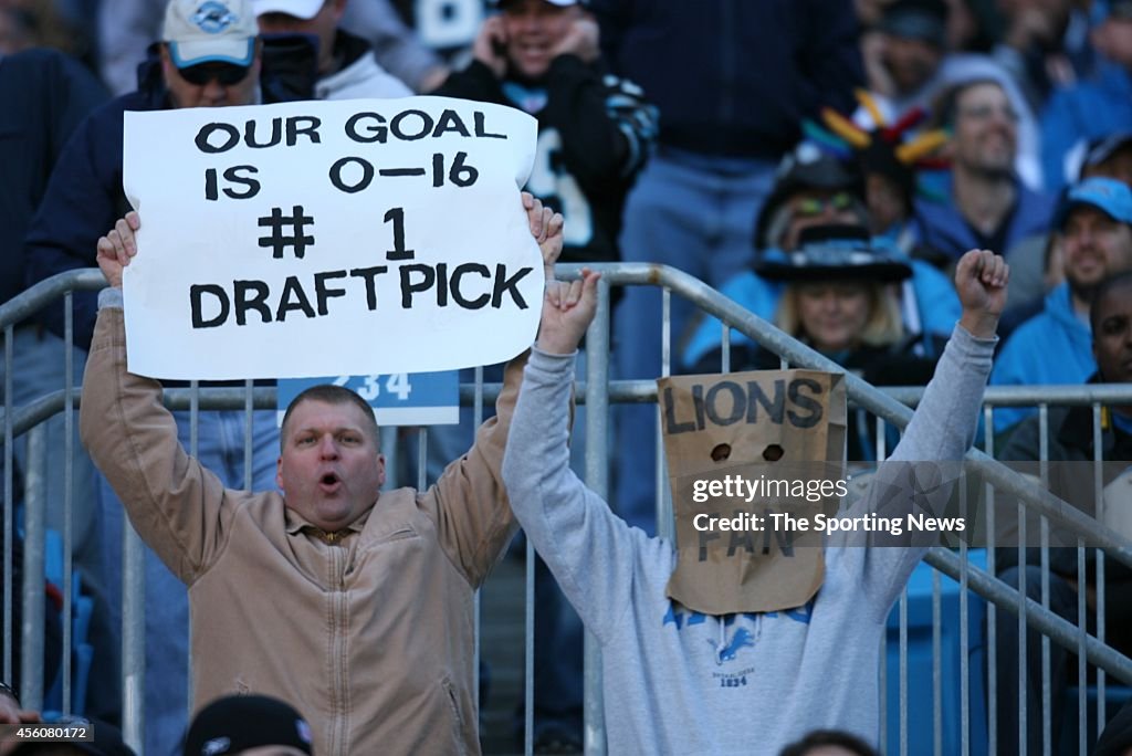 Detroit Lions vs Carolinia Panthers