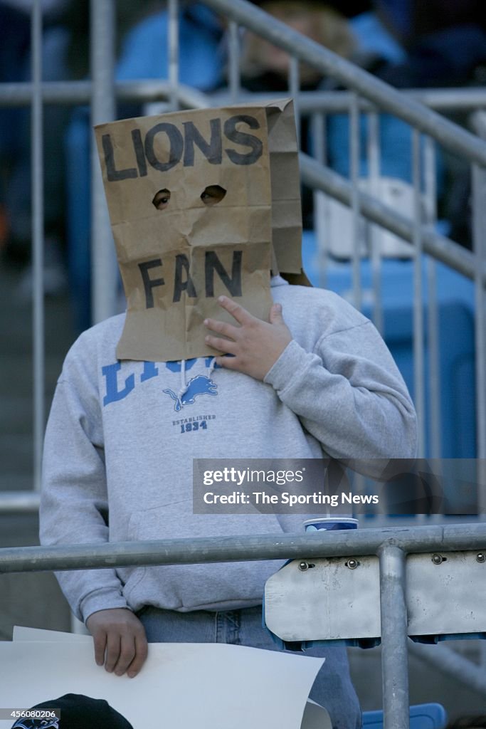 Detroit Lions vs Carolinia Panthers