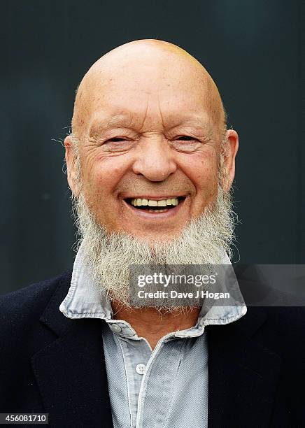 Michael Eavis, Glastonbury Festival Creator and recipient of the 2014 Music Industry Trusts Award visits students at the BRIT School, one of the two...