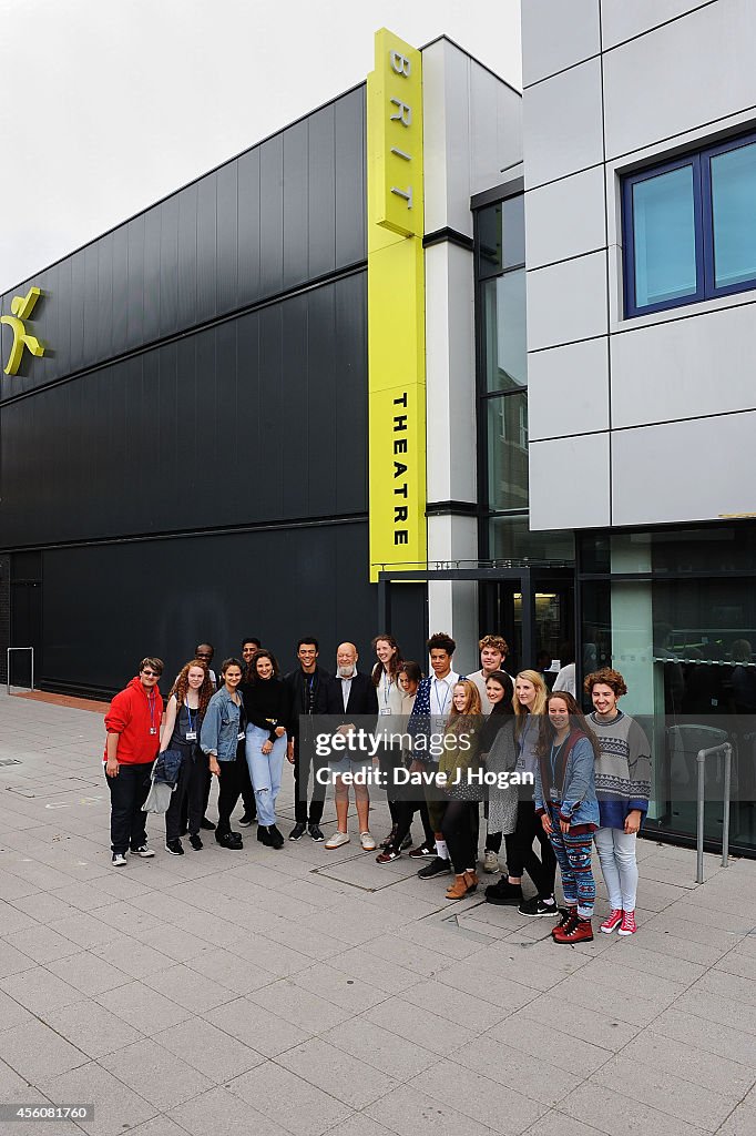 Michael Eavis Visits The BRIT School In Croydon