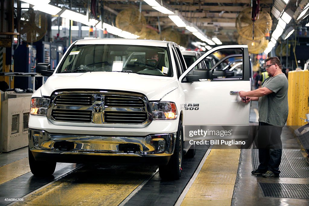 Chrysler Highlights Truck Assembly Plant In Warren, Michigan